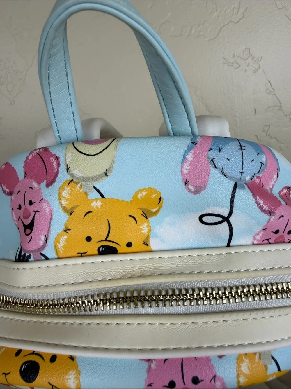 Disney Loungefly Winnie the Pooh & Friends Mini Backpack Pastel Blue